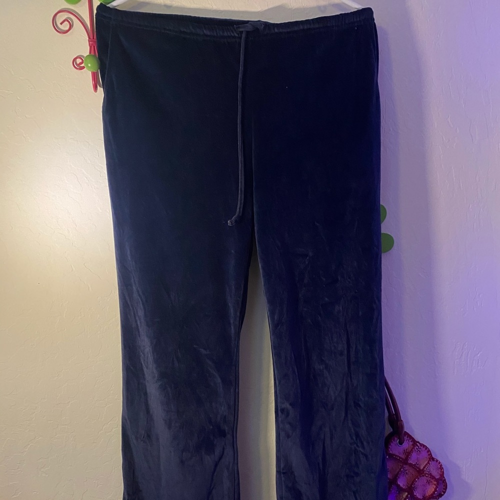 Blue Velour Tracksuit Pants‼️